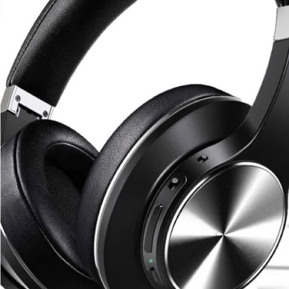 Sound Bound Wireless Bluetooth Over-Ear Headphones - Black - Picture 2 of 7
